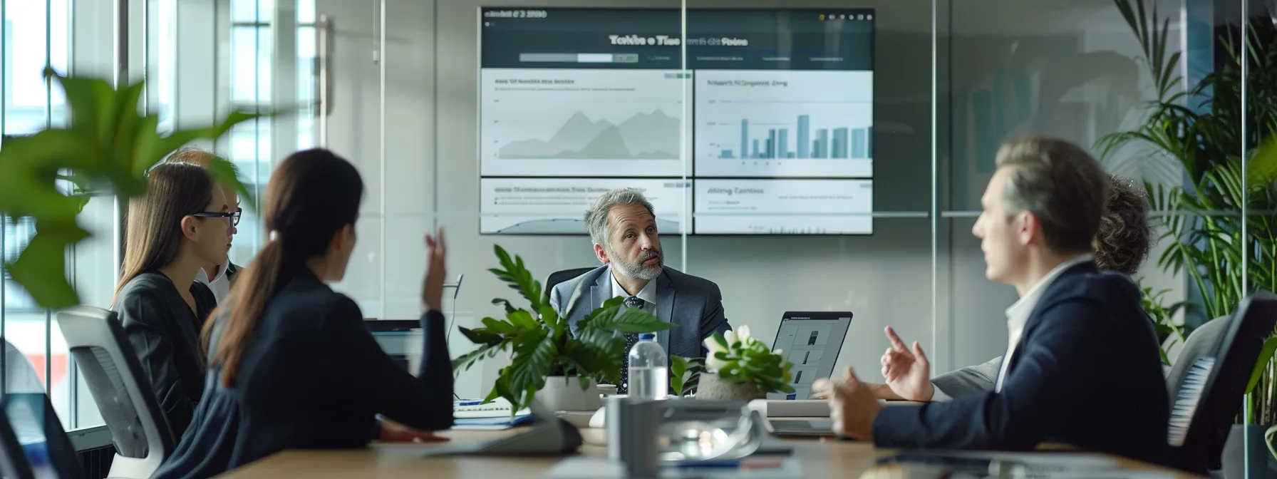 a team of professionals gathered around a conference table discussing a comprehensive incident response plan to fortify against phishing attacks.