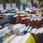 a shelf of books
