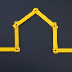 a yellow measuring tape