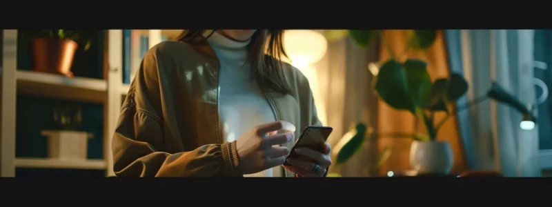 a person receives a suspicious text message on their smartphone from an unknown sender.
