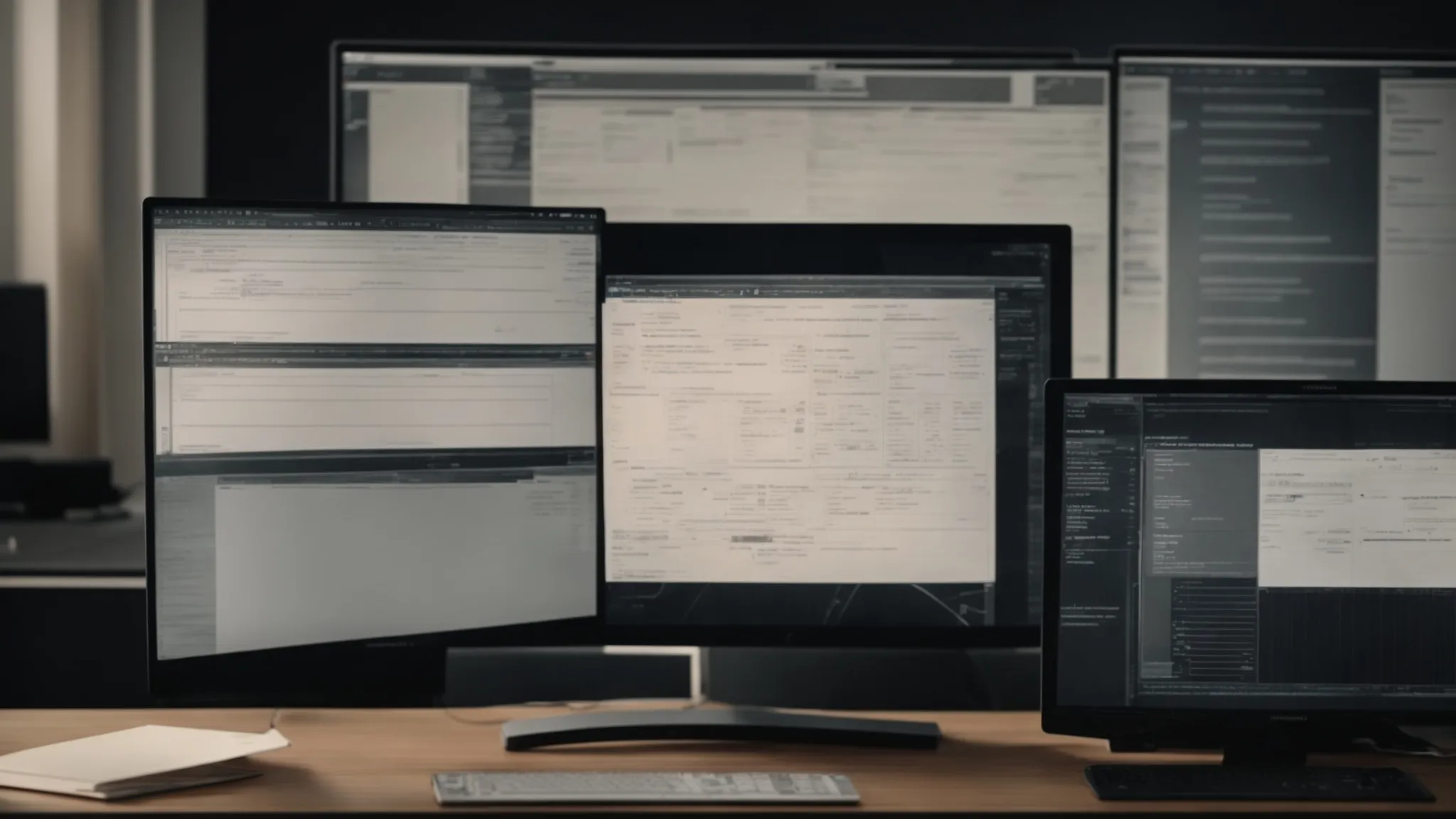 a computer screen displaying a flowchart that outlines a complex problem being divided into smaller, manageable segments.
