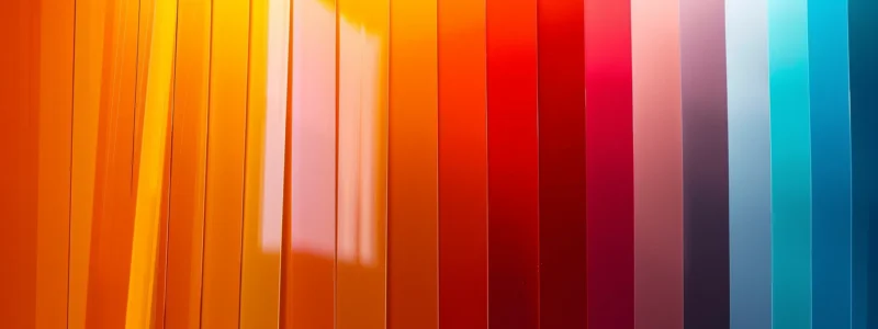 vibrant, gradient-infused color swatches arranged in a dynamic pattern.